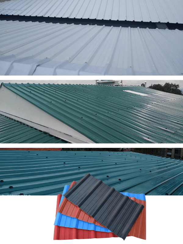 Tipos de Tejas Termoacústicas UPVC